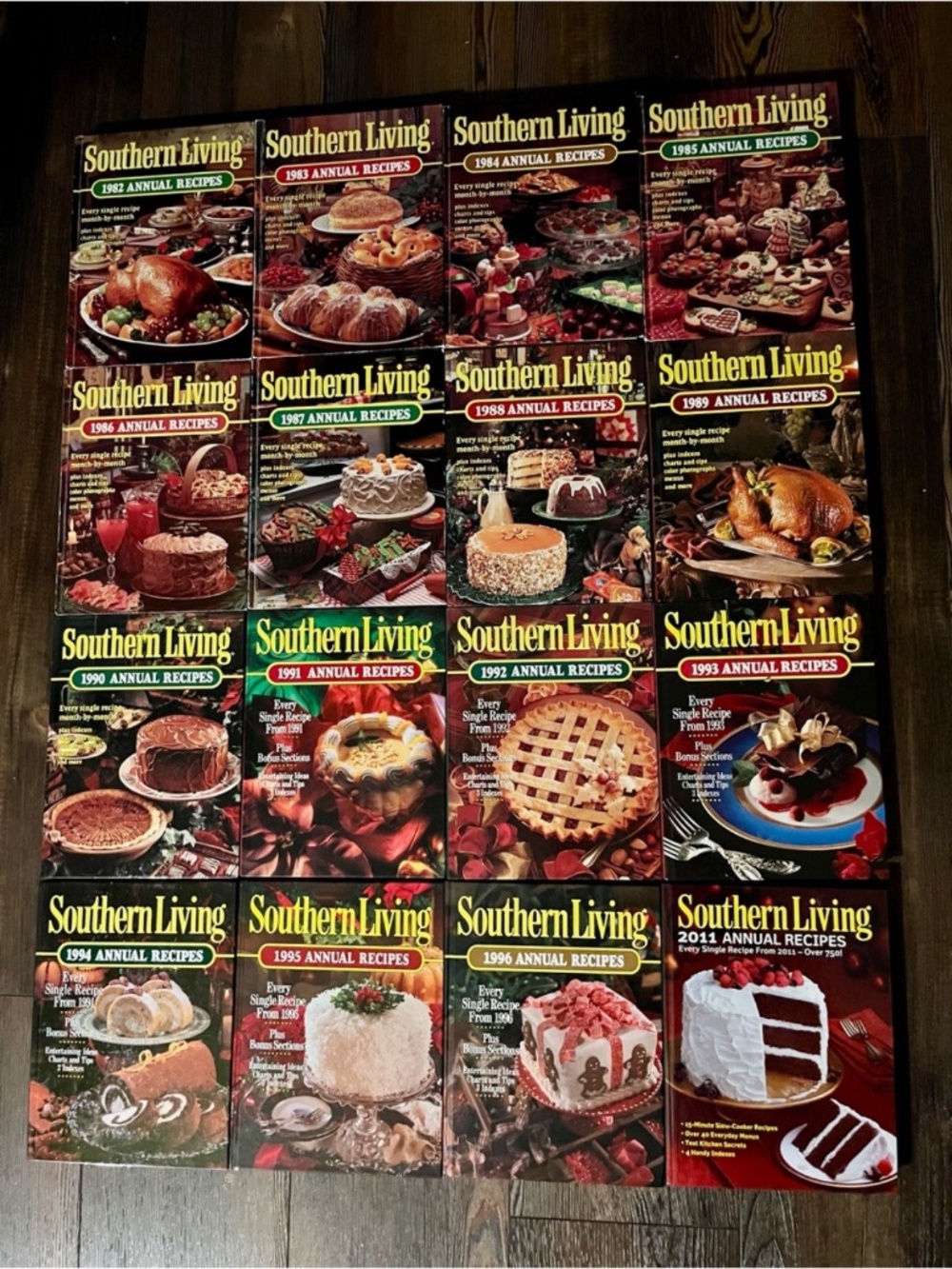 Southern Living Annual Recipes Hardcover Books $6 Each!